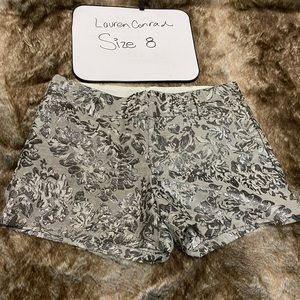 Lauren Conrad LC shorts gray/silver